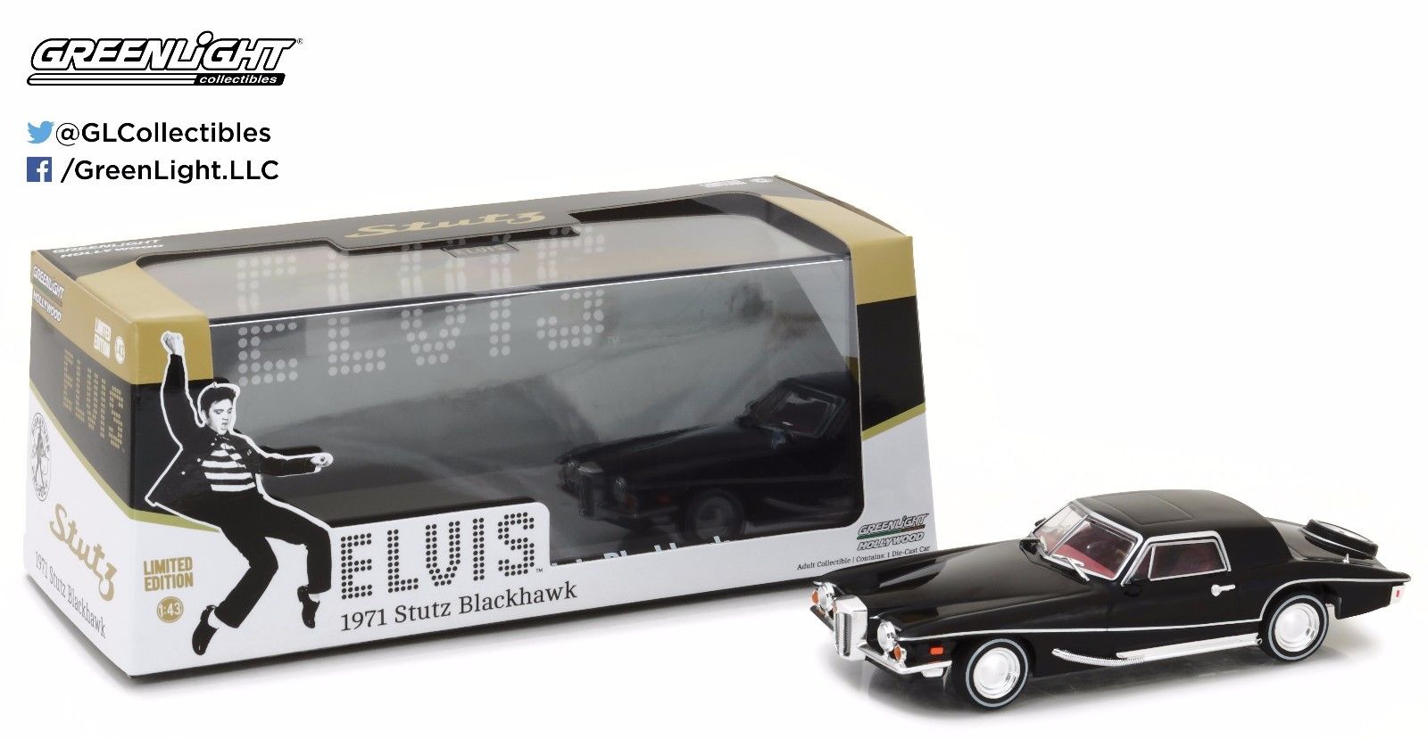 Voiture miniature Stutz Blackhawk Elvis Presley 1/43