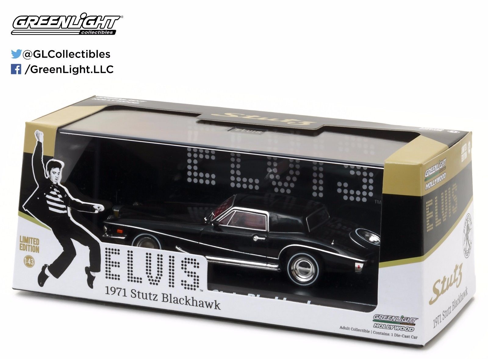 Voiture miniature Stutz Blackhawk Elvis Presley 1/43