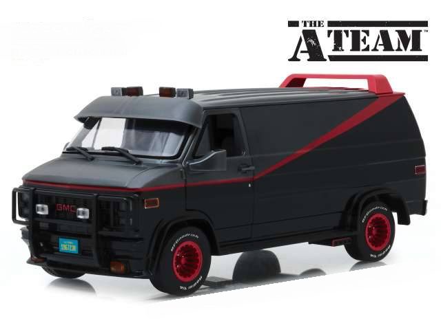 A-Team Camionette Agence Tous Risques boueuse 1/43 Greenlight