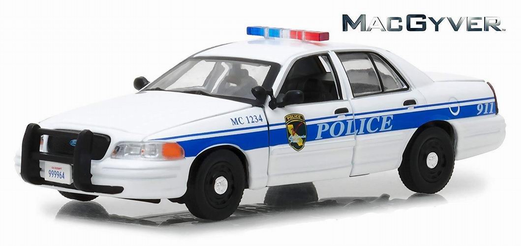 Voiture FORD CROWN VICTORIA 2003 POLICE INTERCEPTOR CALIFORNIA MCGYVER 1/43