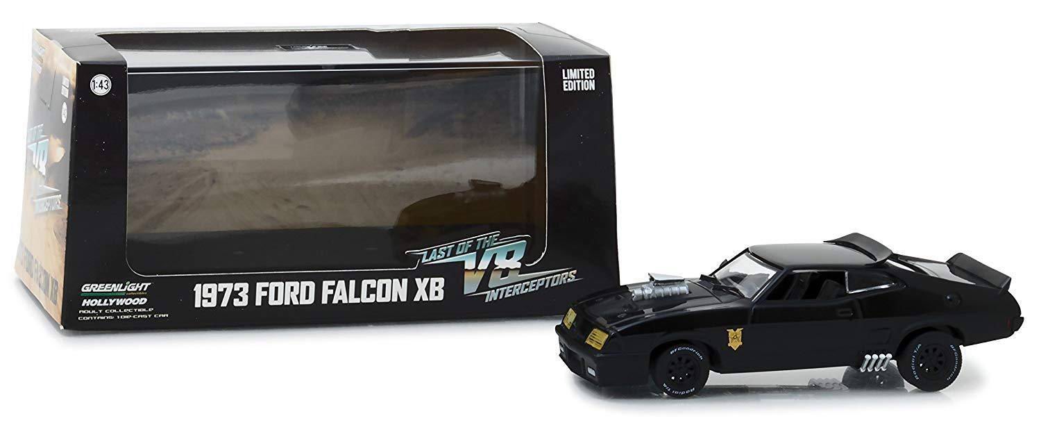 Voiture miniature Mad Max Ford Falcon XB Coupe 1973 V8 Interceptor 1/43 Greenlight