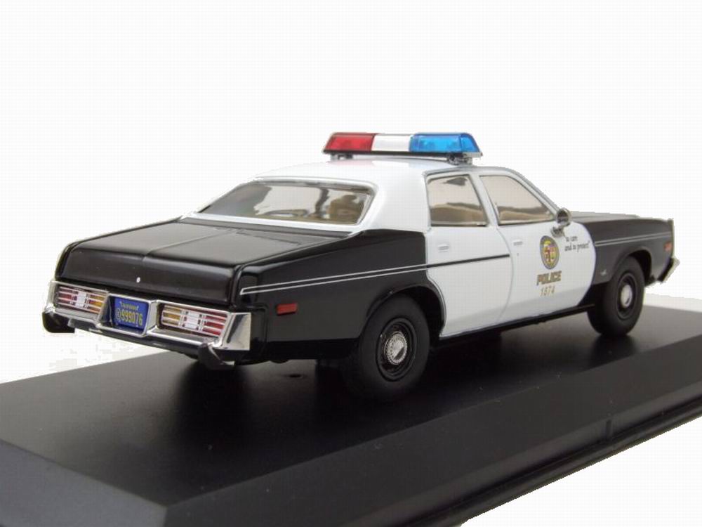 Voiture en métal DODGE MONACO METROPOLITAN POLICE 1/43 TERMINATOR