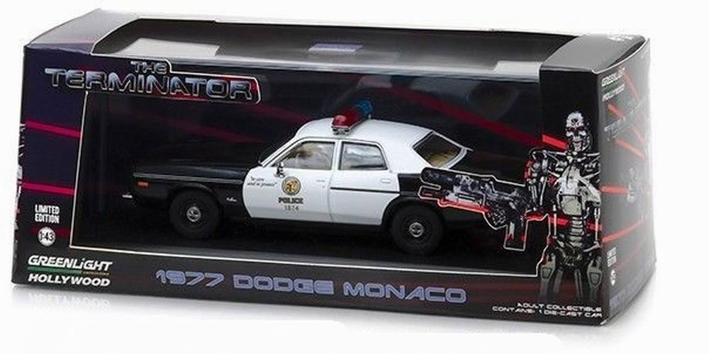 Voiture en métal DODGE MONACO METROPOLITAN POLICE 1/43 TERMINATOR