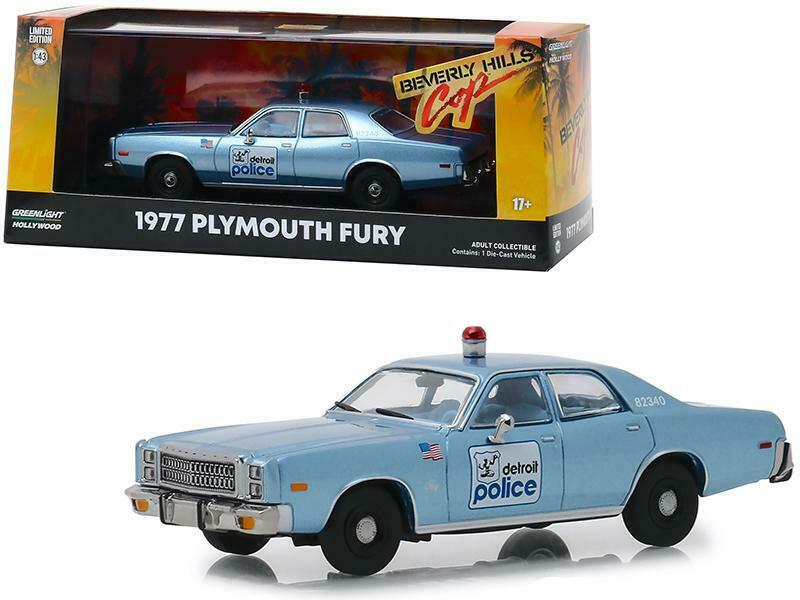 Voiture PLYMOUTH Fury Detroit Police Le Flic de Beverly Hills 1970 1/43