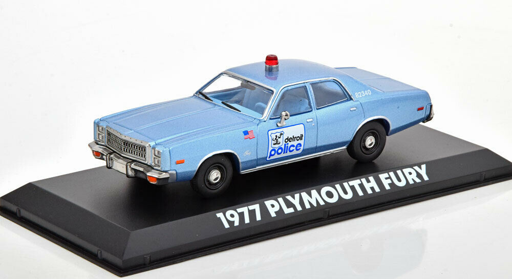 Voiture PLYMOUTH Fury Detroit Police Le Flic de Beverly Hills 1970 1/43