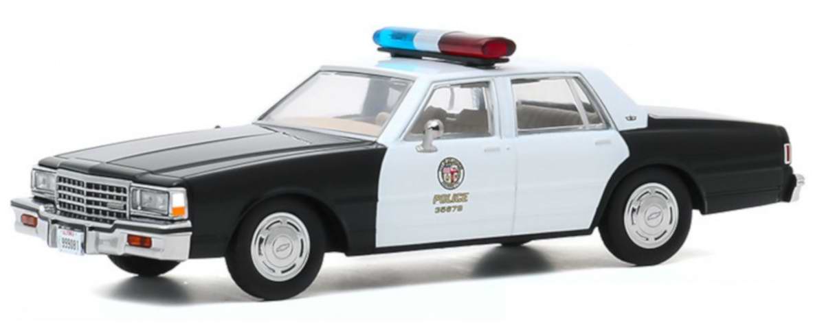 Voiture en métal CHEVROLET CAPRICE POLICE TERMINATOR 2 Le Jugement Dernier T2 1987 1/43