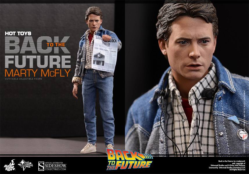 Figurine de Marty McFly du film Retour vers le Futur