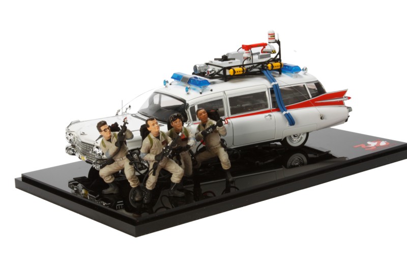 Cadillac 1959 Ghostbusters ECTO 1 SOS Fantômes Métal au 1/18 Hot Wheels Mattel 30 eme Anniversaire