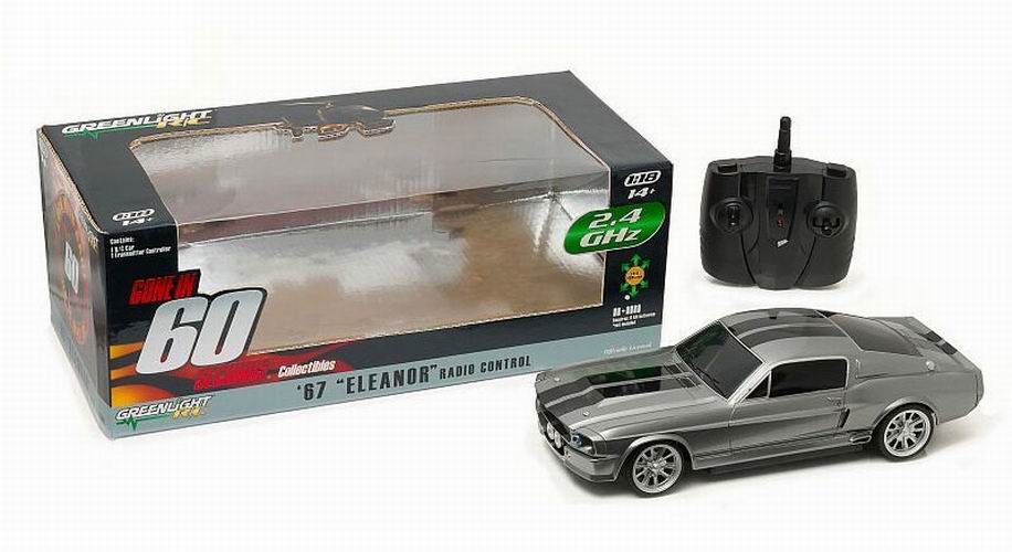 FORD MUSTANG RC Radio control Shelby GT 500E Eleanor 1967 60 Secondes Chrono RC