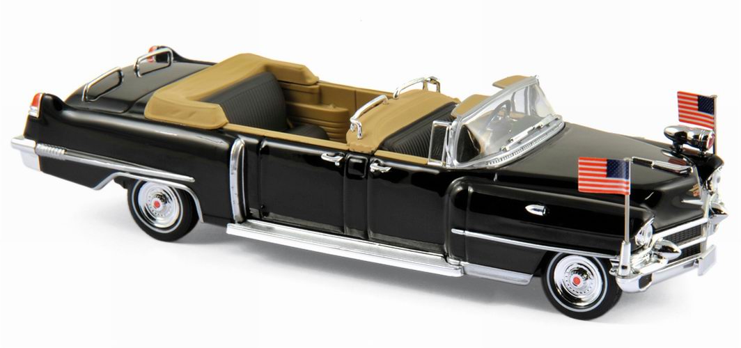 Voiture miniature Limousine CADILLAC Queen Elisabeth II 1956 1/43 Norev