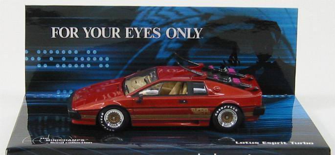 LOTUS Esprit Turbo du film Rien Que Pour Vos Yeux 1/43 James Bond 007