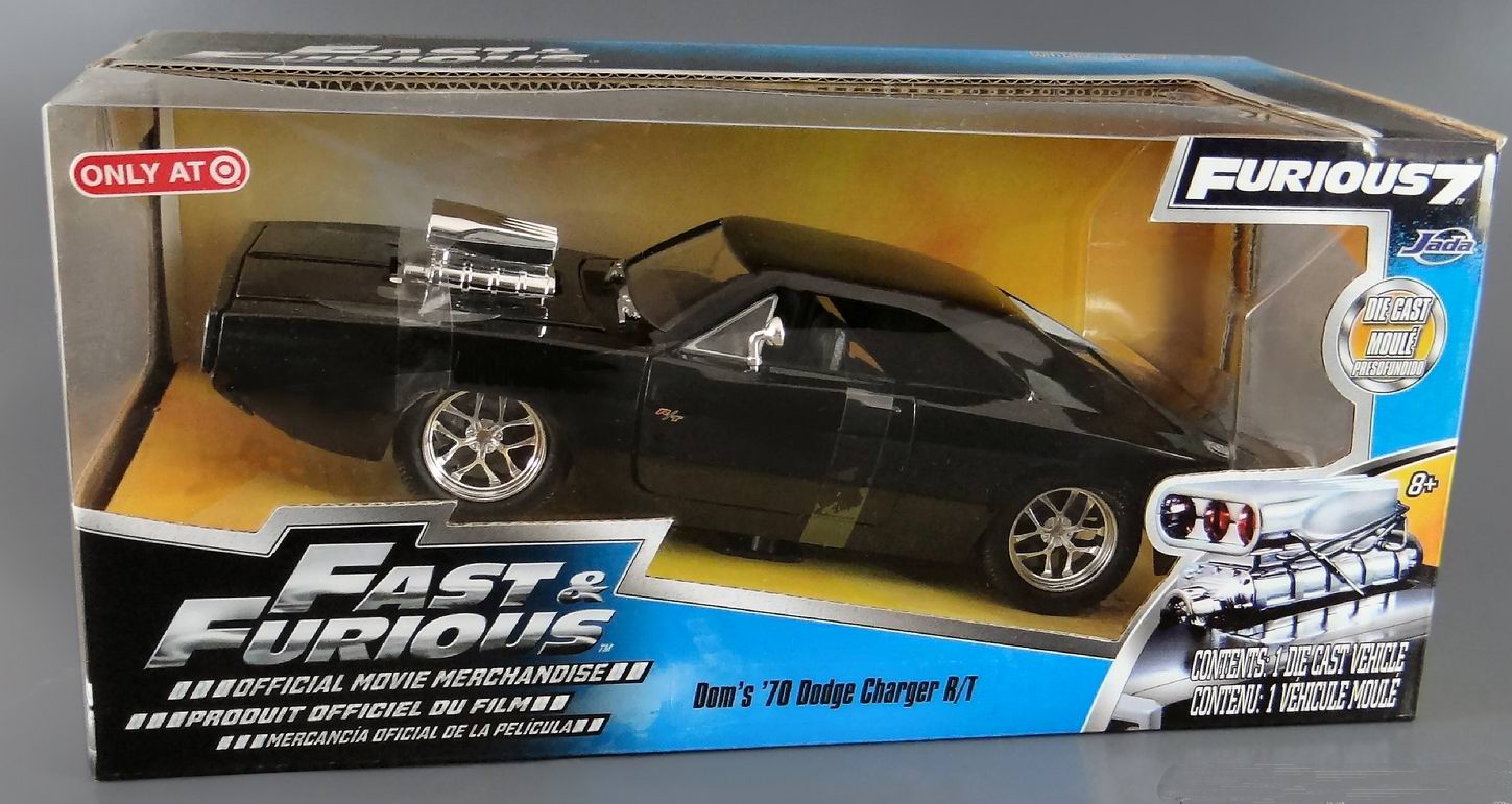 Voiture Dodge Charger RT 1970 Fast and Furious 7 Die Cast - 1/24ème