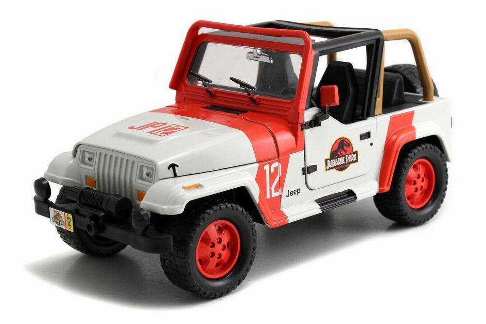 Voiture Miniature JEEP Wrangler Film Jurassic World 2015 1/24