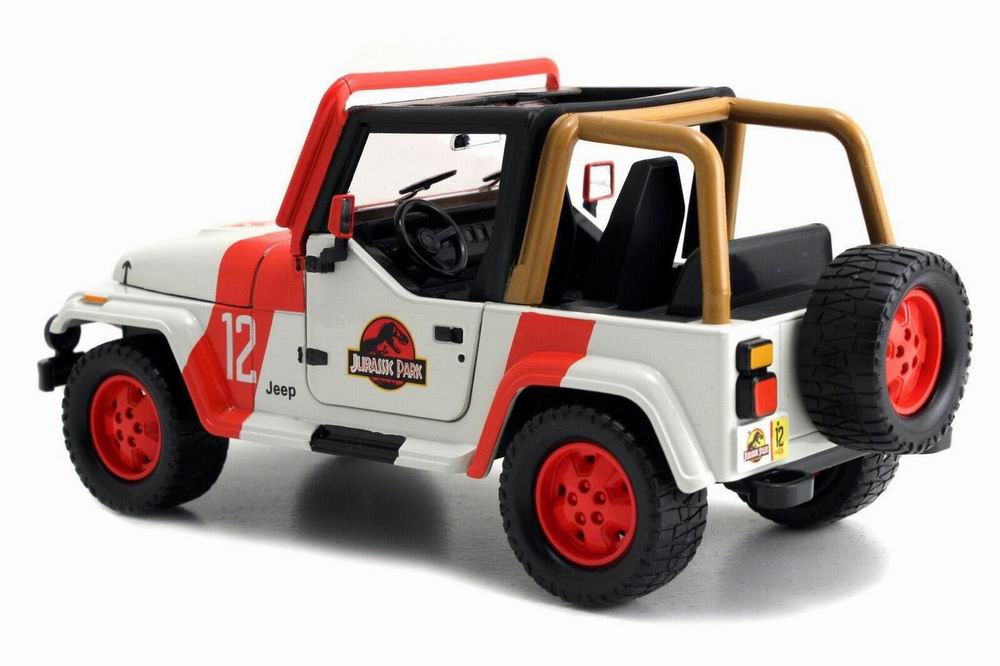 Voiture Miniature JEEP Wrangler Film Jurassic World 2015 1/24