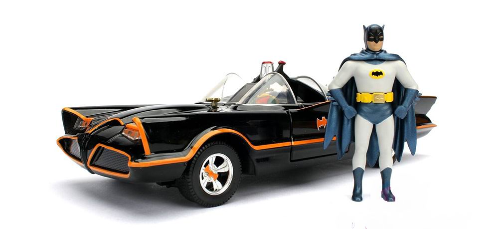 Voiture miniature Batmobile figurines Batman et Robin 1/24 jada toys