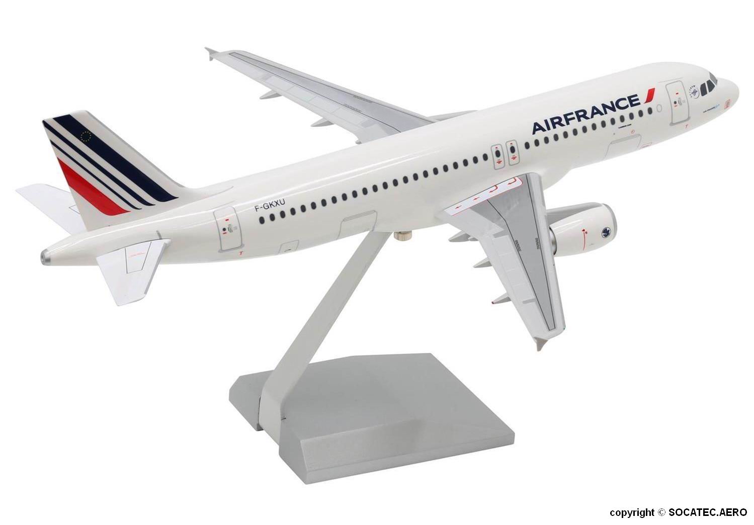 Maquette d’agence A320-200 Air France Nouvelles Couleurs au 1/100