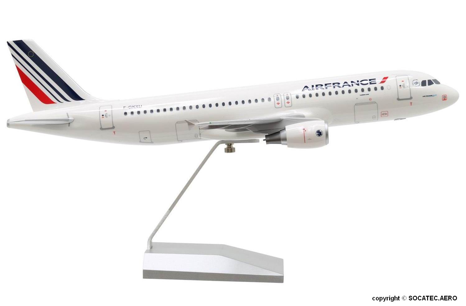 Maquette d’agence A320-200 Air France Nouvelles Couleurs au 1/100