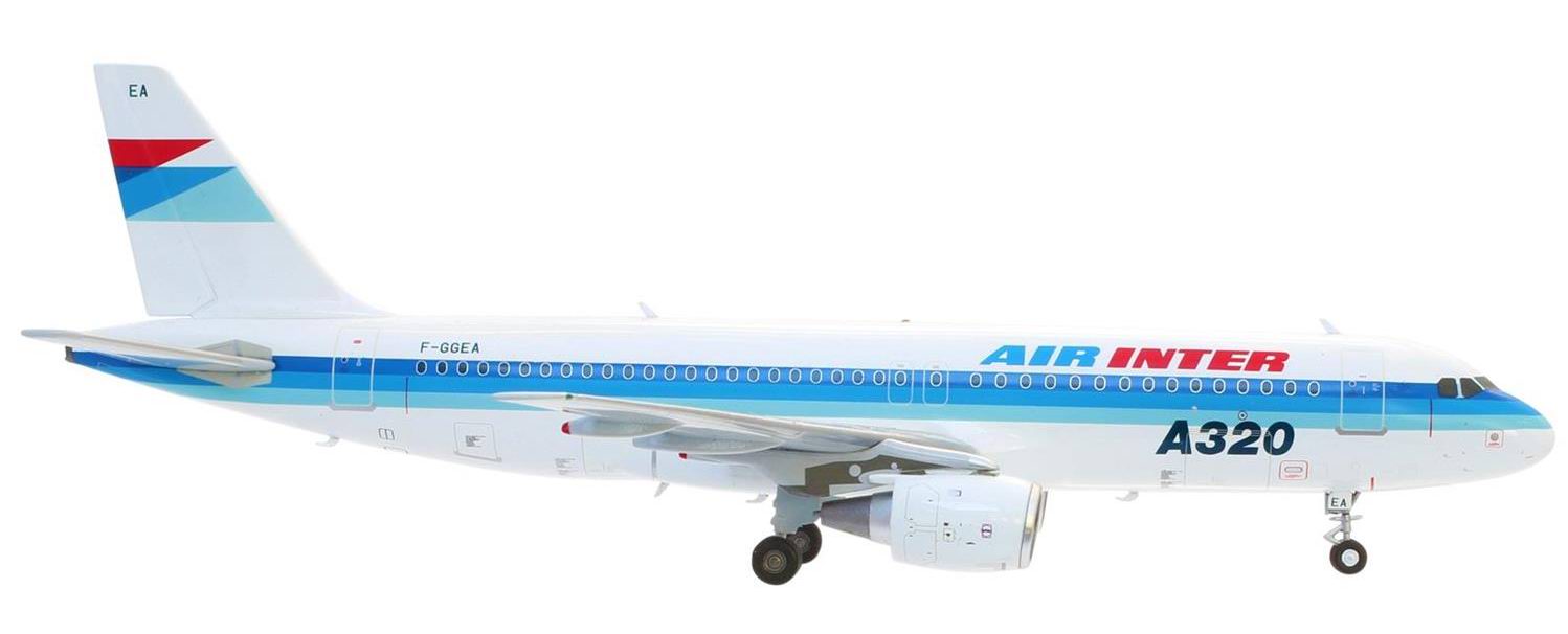 AIRBUS A320-100 AIR INTER en métal 1/200