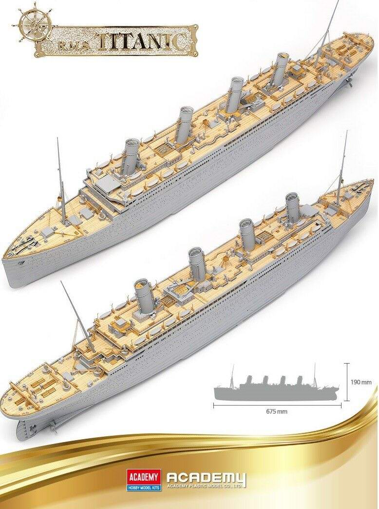 Maquette Transatlantique RMS TITANIC 1:400 Kit LED