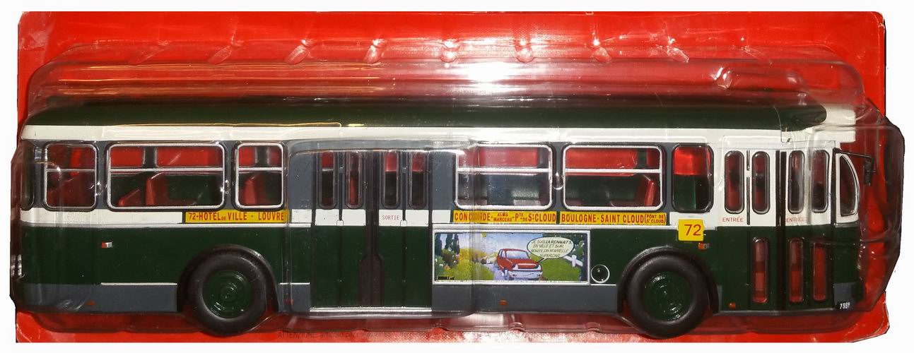 Autobus SAVIEMSC10U  RATP Ligne 72 HOTEL DE VILLE - PONT DE SAINT CLOUD 1/43