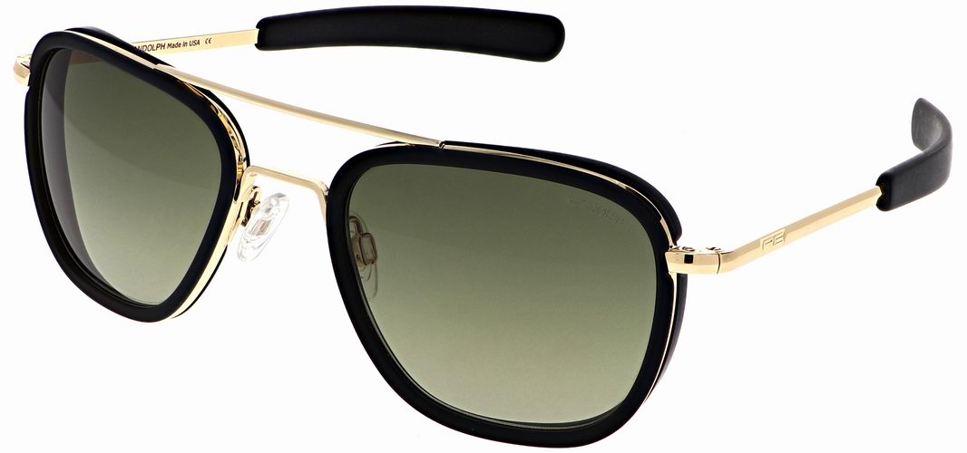 LUNETTES DE SOLEIL aviator monture Fusion Or 23k Randolph