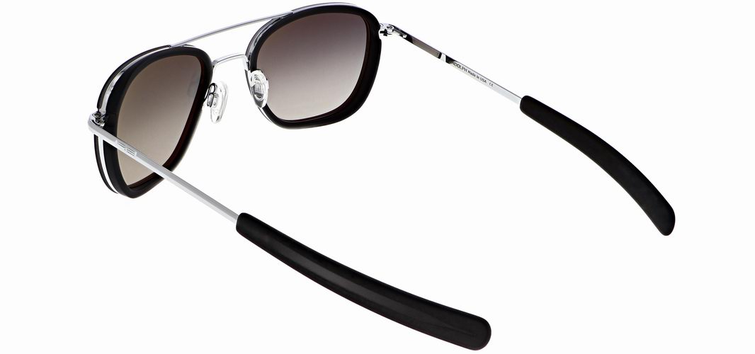 LUNETTES DE SOLEIL aviator monture Fusion Chrome Brillant Randolph