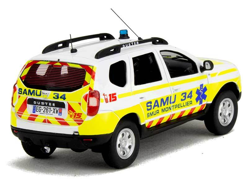 Miniature DACIA Duster SAMU de l’Hérault 34 1/43 Alarme