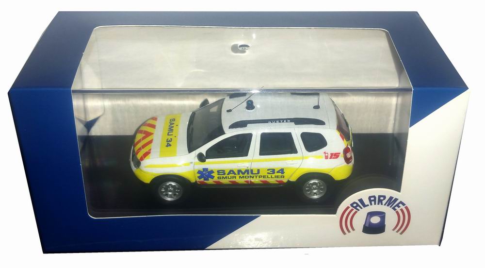 Miniature DACIA Duster SAMU 34 1/43 Alarme