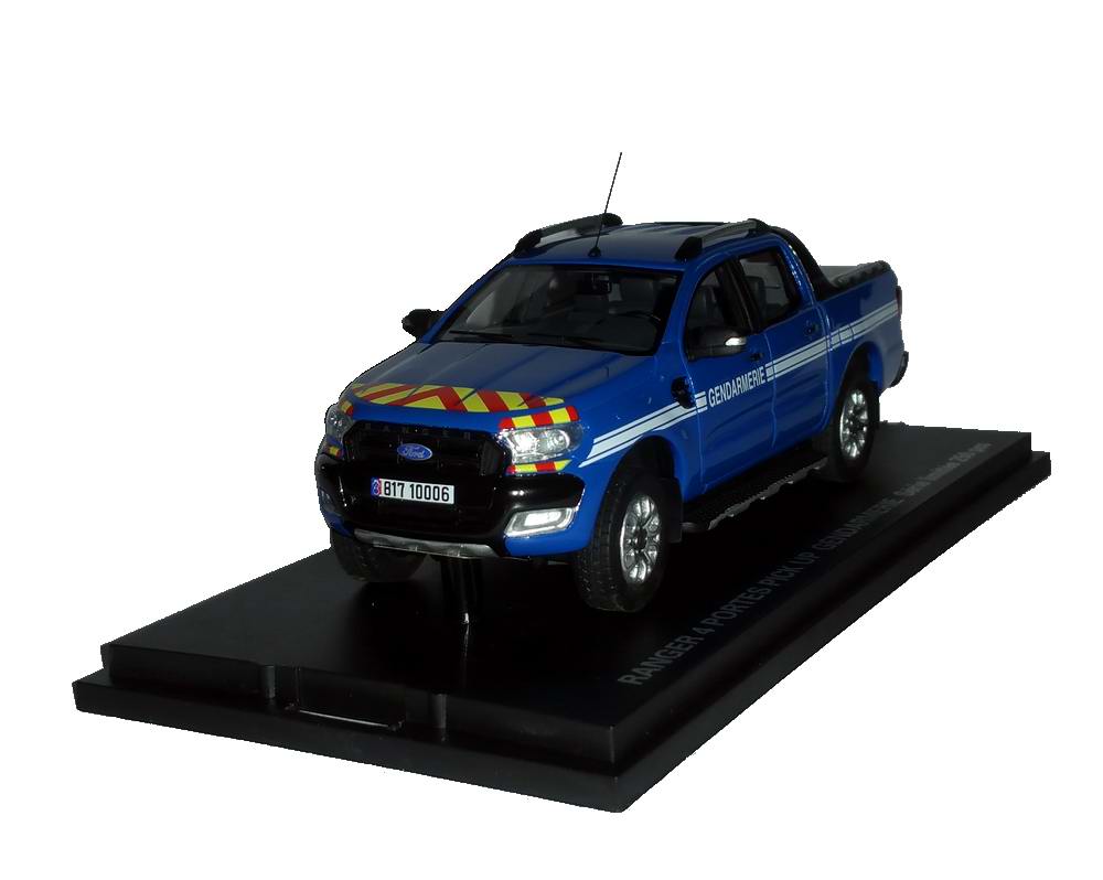 Miniature Pickup Ford Ranger GENDARMERIE 1/43 Alarme