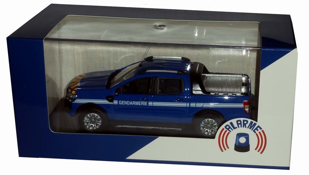 Miniature pick-up Ford Ranger GENDARMERIE 1/43 Alarme