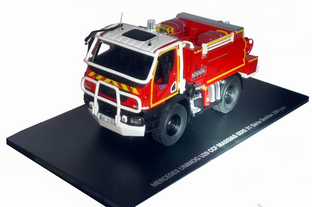 Camion de Sapeurs Pompiers MERCEDES Unimog 5023 BMPM Marins