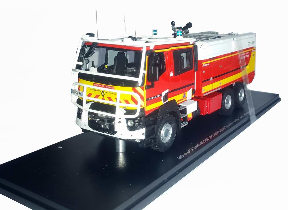 RENAULT K460 Camion de Sapeurs Pompiers CCFS 8000 MINISTÈRE DE L'INTÉRIEUR Desautel Sécurité Civile 1/43 Alerte