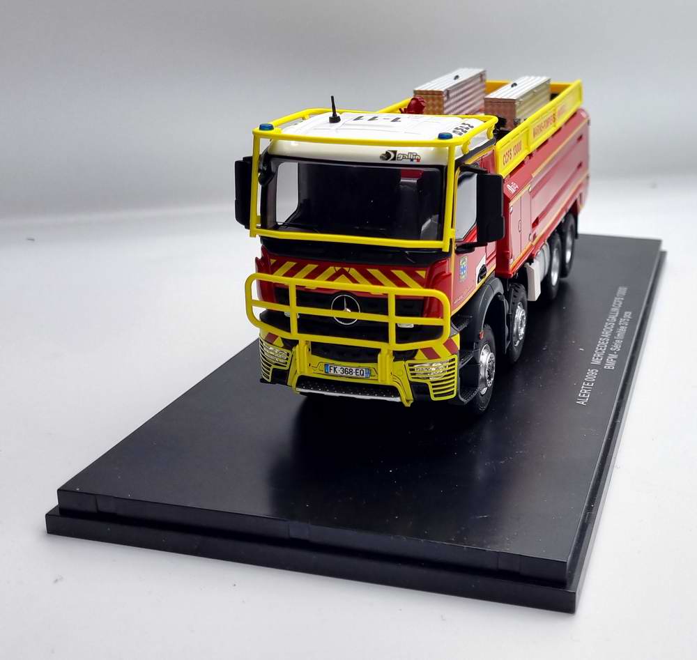 Camion de Pompiers MERCEDES AROCS CCFS GALLIN 13000 BMPM Marseille 1/43 Alerte