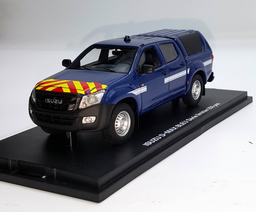 Miniature ISUZU D-MAX INTERVENTION GENDARMERIE 1/43 Alarme