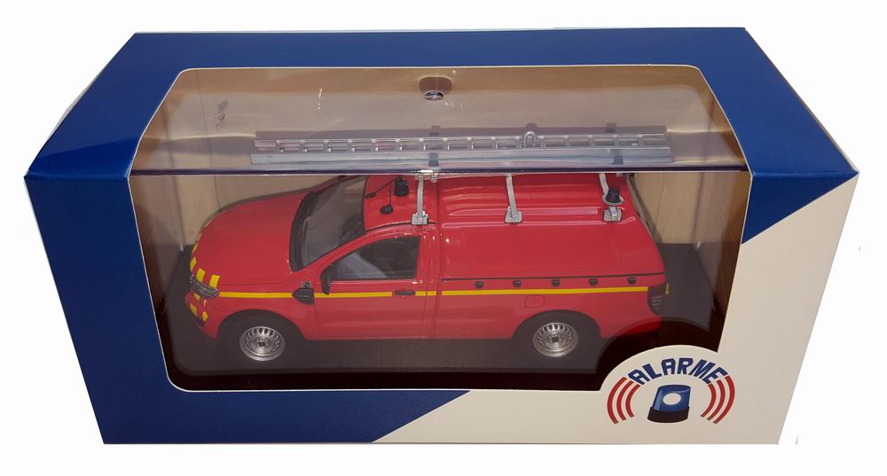 Miniature Ford Ranger VTUHR Sapeurs Pompiers 1/43 Alarme