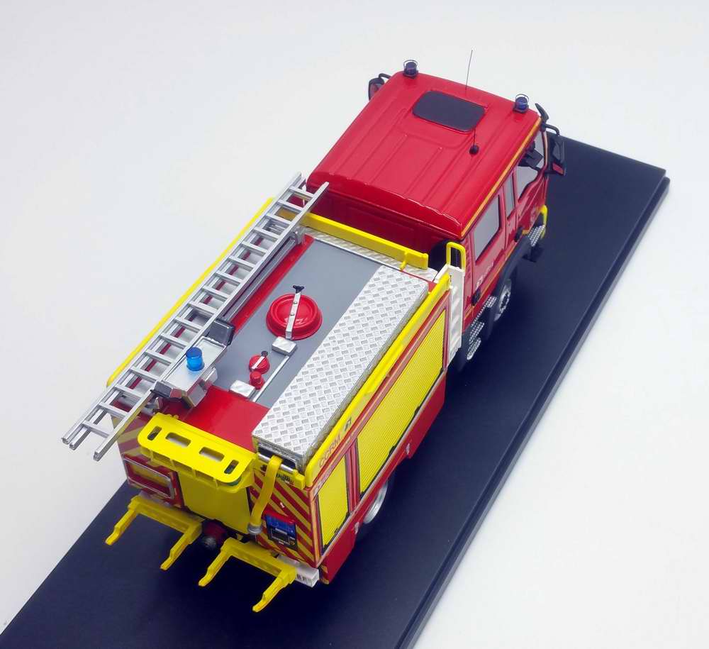 Camion de Sapeurs Pompiers MAN TGM 13.290 GALLIN CCRM Camion citerne rural moyen 1/43 Alerte