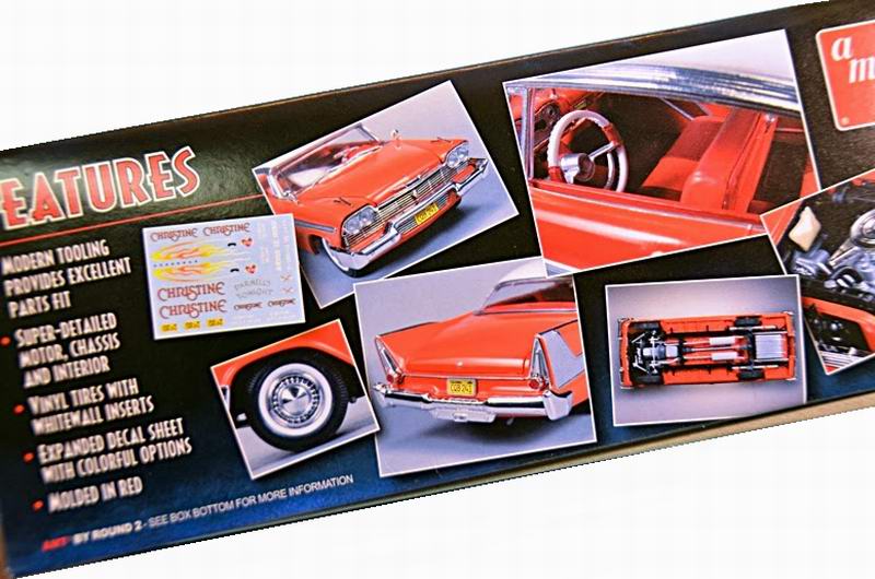 Maquette kit Voiture CHRISTINE Plymouth Fury Belvédère 1958 1/24