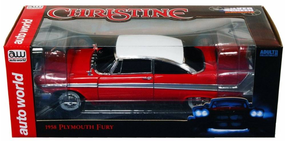 Miniature Voiture Plymouth Fury 1958 version nuit Christine 1/18