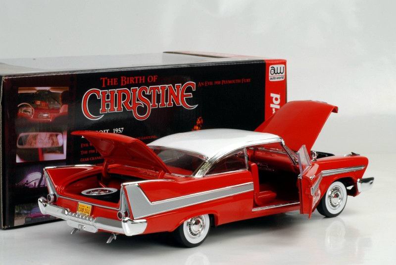 Miniature Voiture Plymouth Fury 1958 Daytime version Christine 1/18