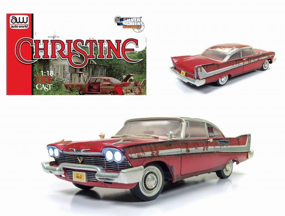 Miniature Voiture Plymouth Fury 1958 version sale Christine 1/18