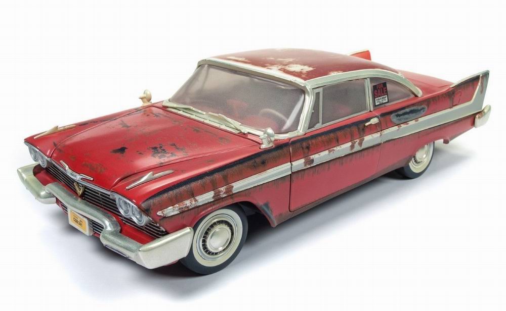 Miniature Voiture Plymouth Fury 1958 version rouillée Christine 1/18