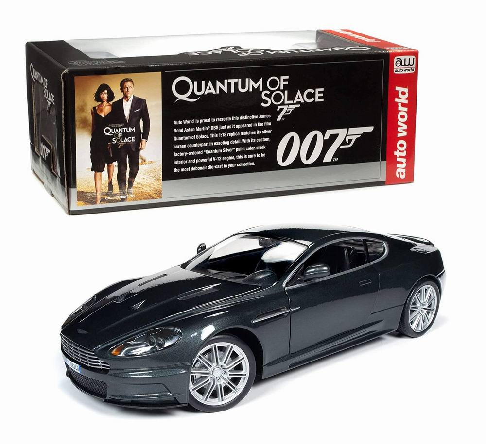 Voiture JAMES BOND 007 Quantum of Solace Aston Martin DBS 1/18 Métal 