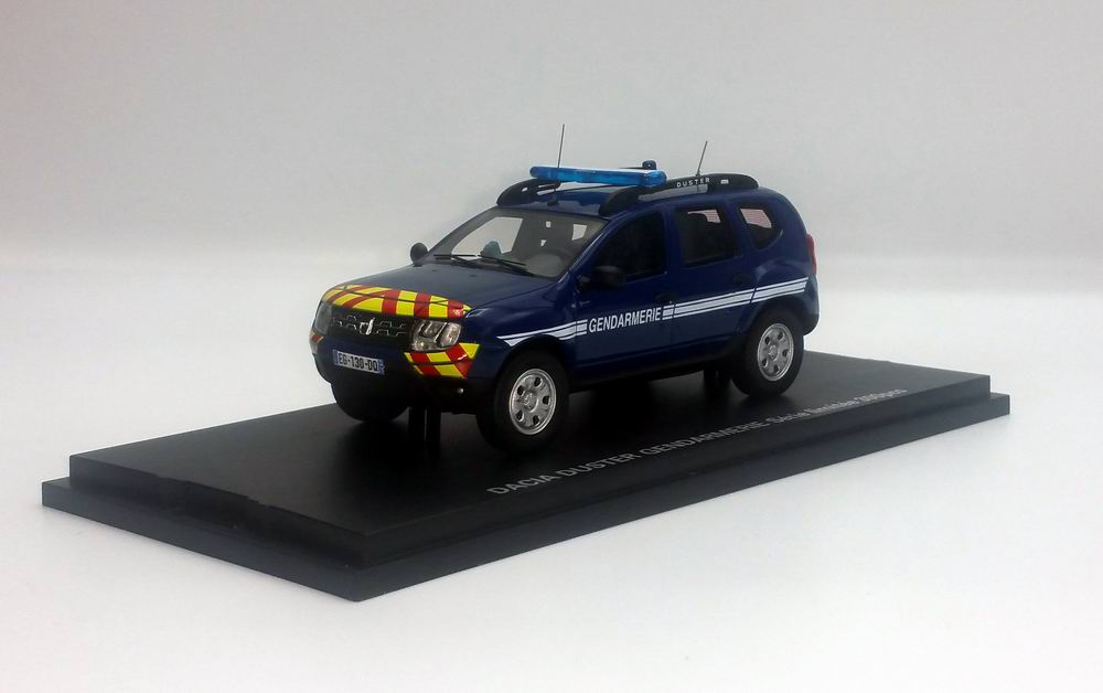 Miniature DACIA DUSTER GENDARMERIE 1/43 Alarme