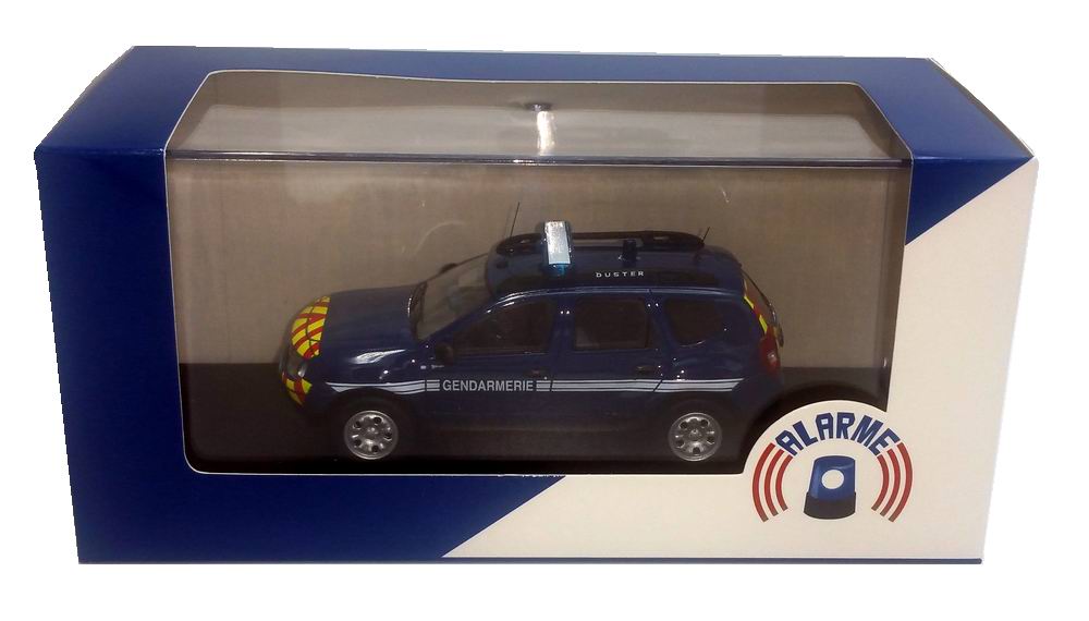 Miniature DACIA DUSTER GENDARMERIE 1/43 Alarme