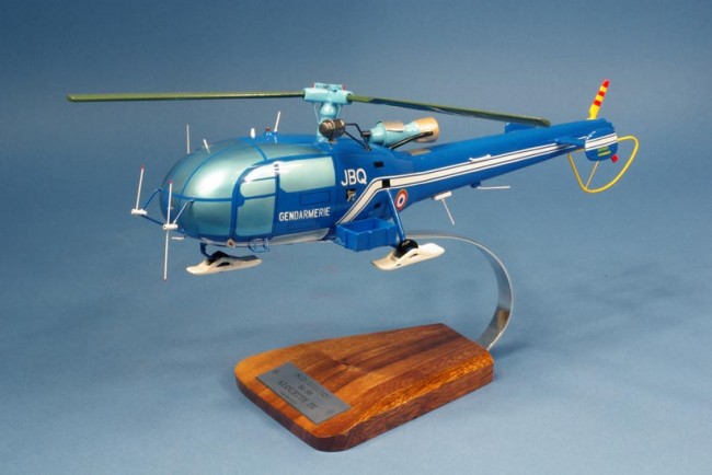 Maquette Hélicoptère ALOUETTE 3 SA.316 Gendarmerie 1/25