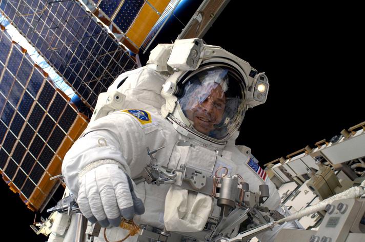 Ecusson Astronaute NASA EVA Vitruvian Man Homme de Vitruve