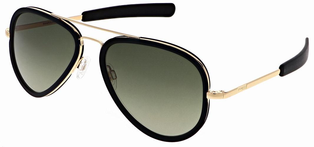 LUNETTES DE SOLEIL aviator monture Fusion Or 23k Randolph Concorde