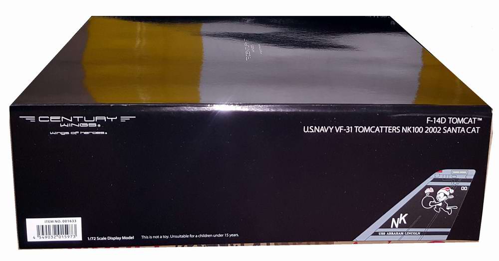 Maquette du Grumman F14D Tomcat VF-31 Tomcatters “Santa Cat” 2002 au 1/72