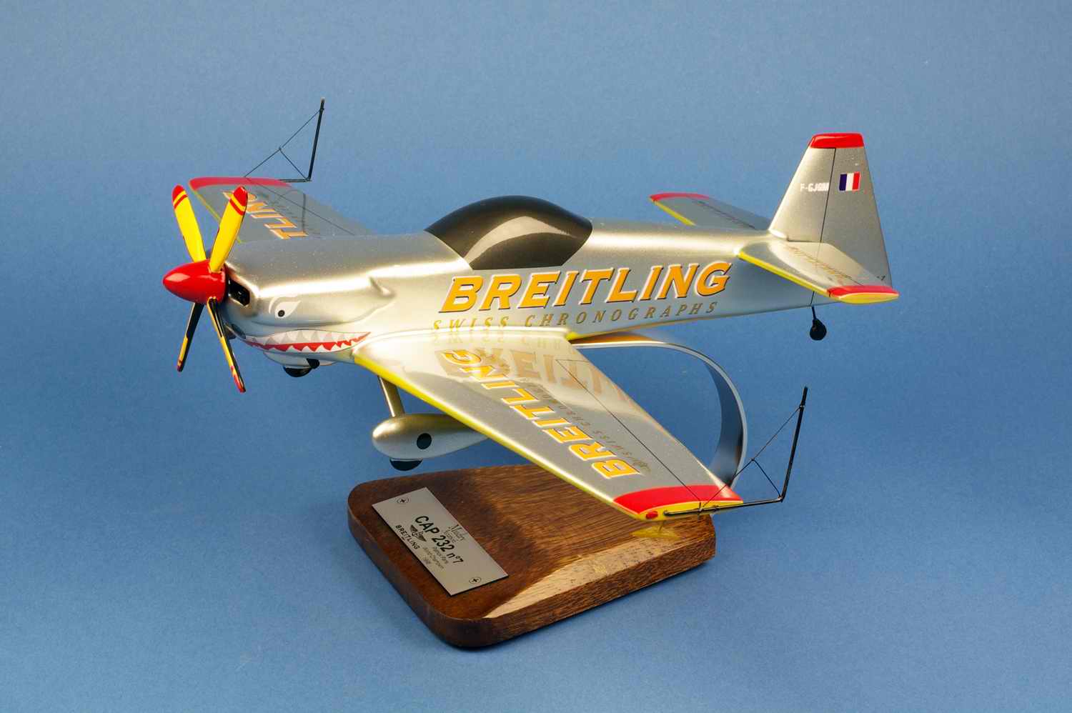 Maquette Avion CAP 232 BREITLING Silver Shark Patrick Paris au 1/20