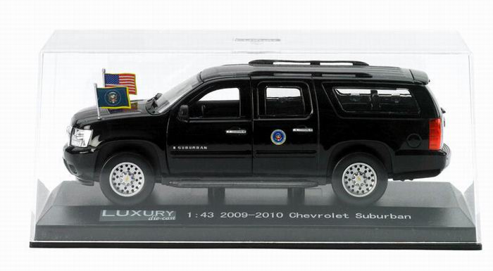Chevrolet Suburban Véhicule Présidentiel Service Secret Américain 2009-2010 1/43 